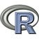 R for Mac OS X logo