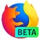 Mozilla Firefox Beta logo